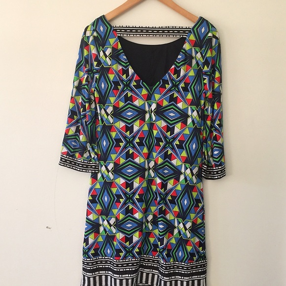 LAUNDRY Abstract Print Dress - Picture 5 of 7